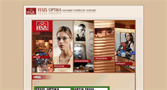 Desktop Screenshot of feszloptika.hu