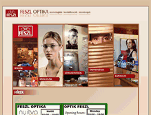 Tablet Screenshot of feszloptika.hu
